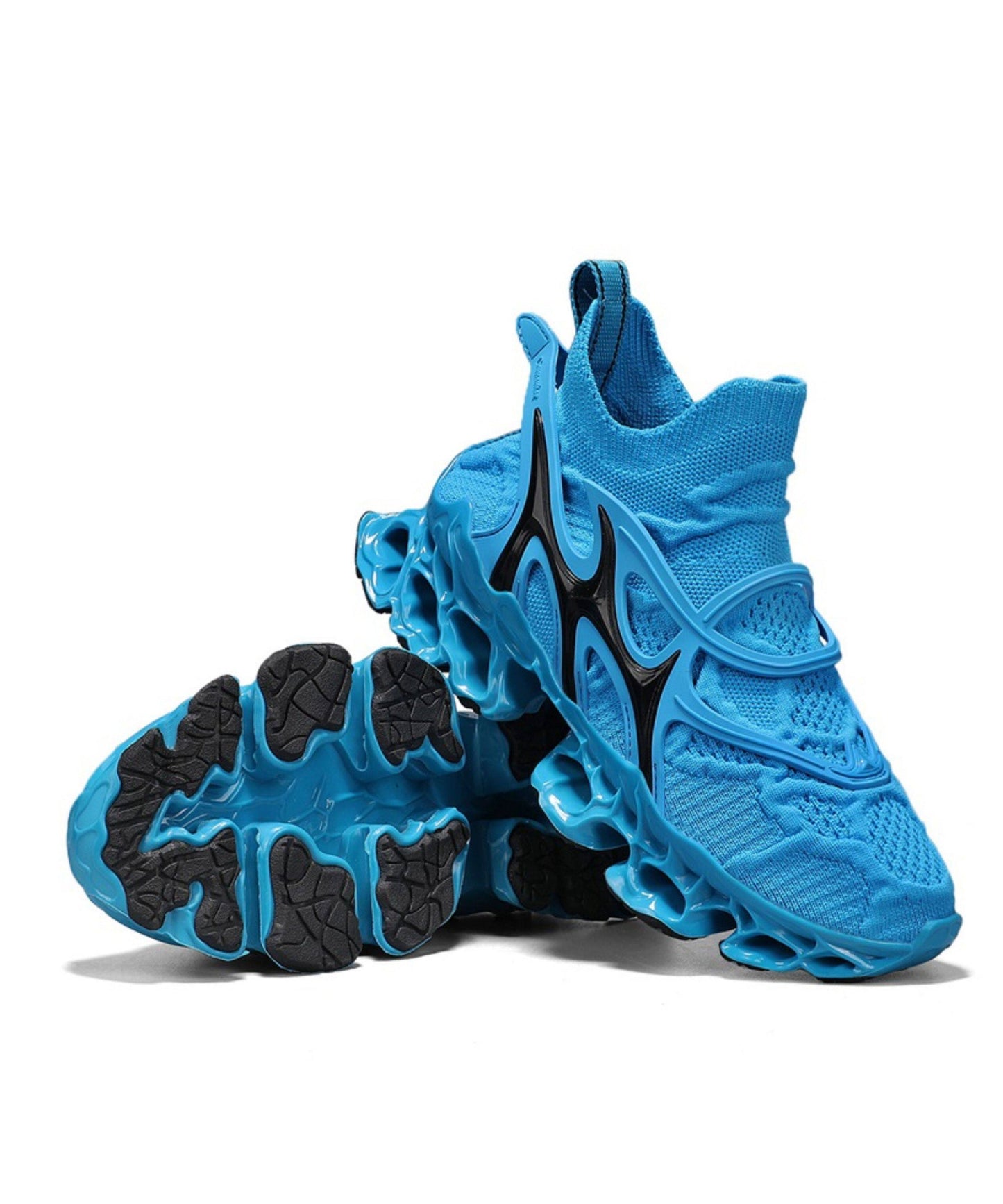 Leisure Blue Mesh Breathable Sports Shoes