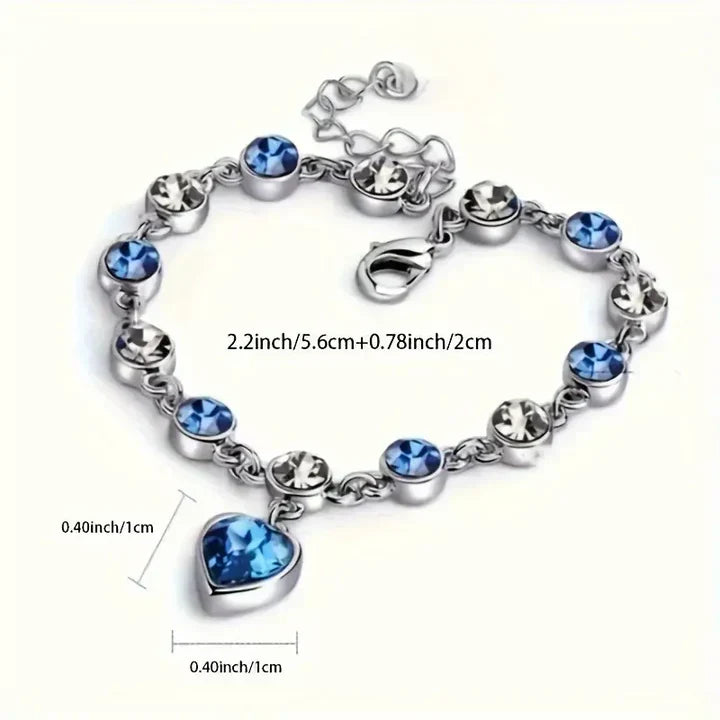 Ocean Heart Glow Bracelet