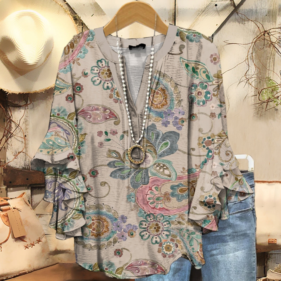 Timeless Vintage Style Top