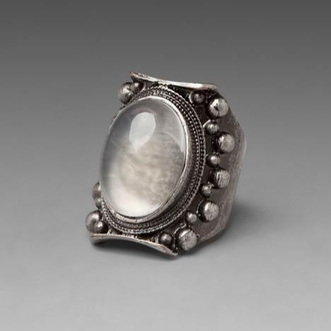 Moonstone Crystal Ring