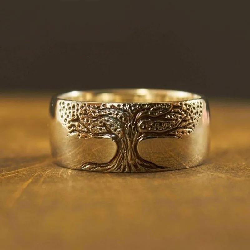 Golden Tree of Life Ring