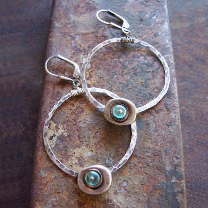 Blue Crystal Earrings