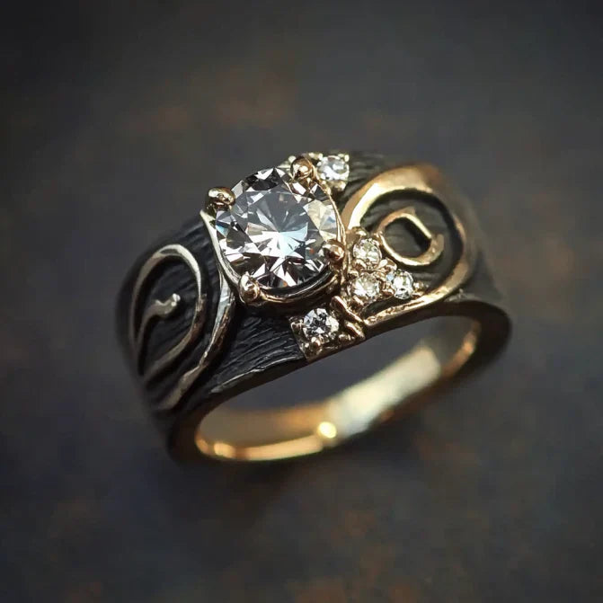 Dark Zirconia Ring
