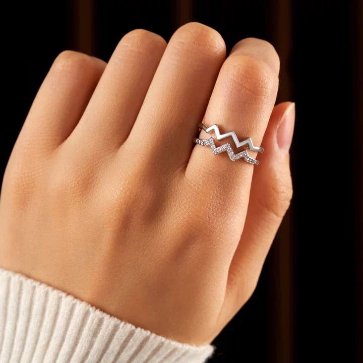 Double Highs&lows Ring