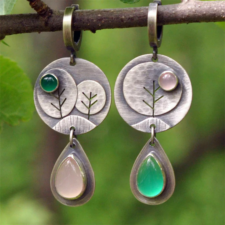 Nature Silver Earrings