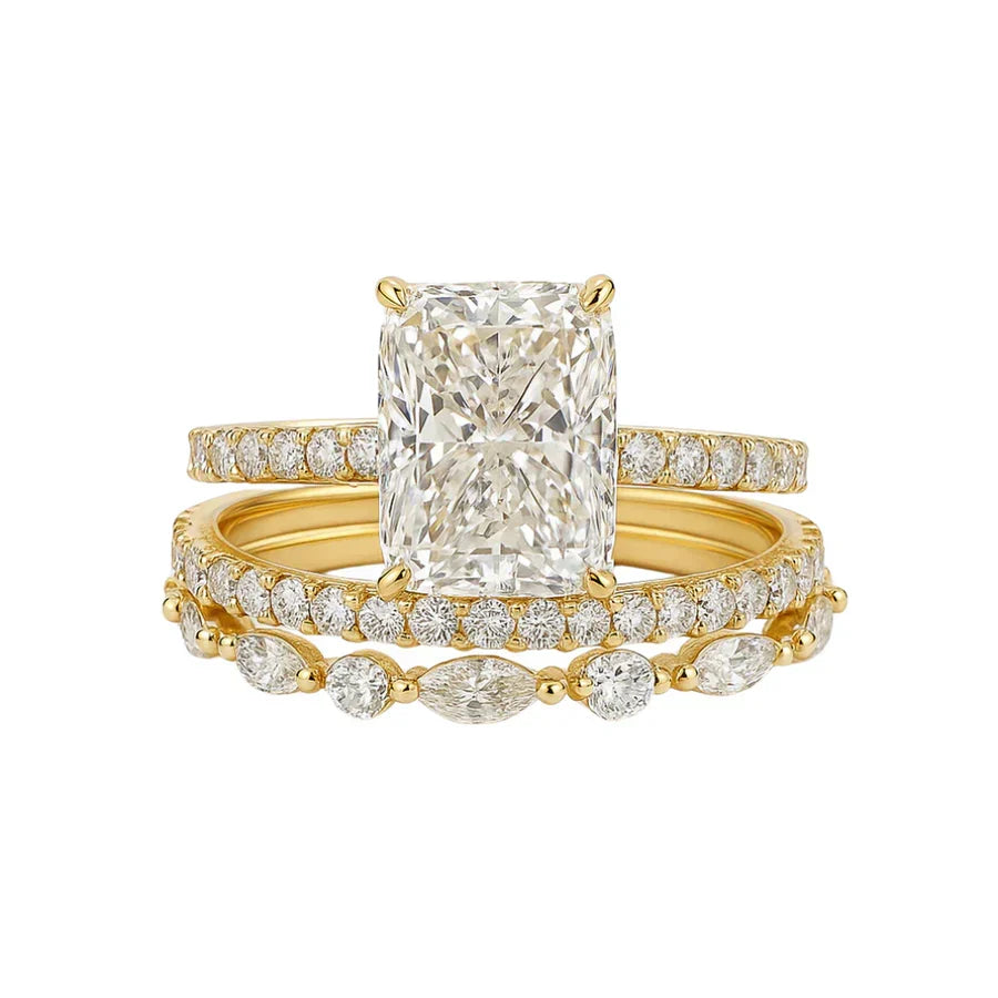 Jaily 3pc Wedding Ring Set