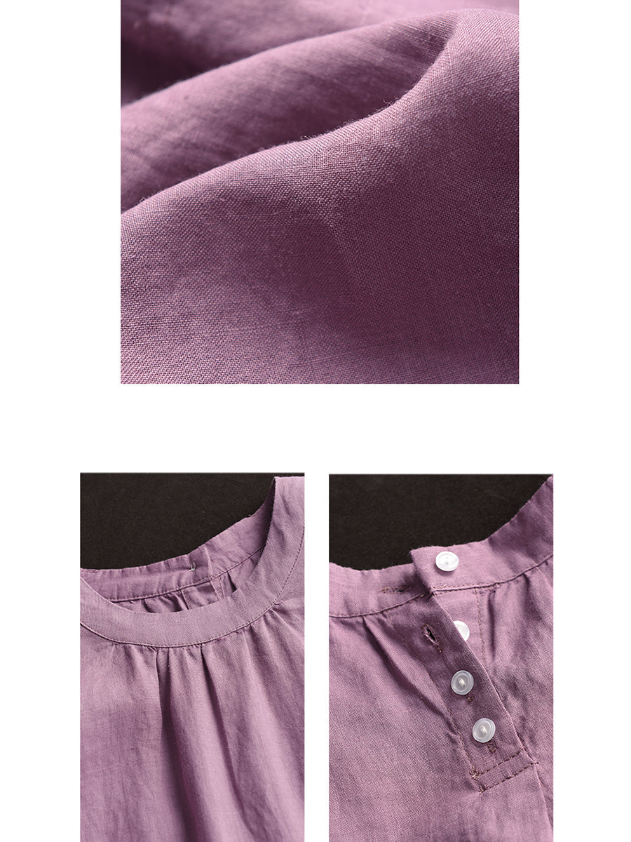 Summer Cotton Linen Dress