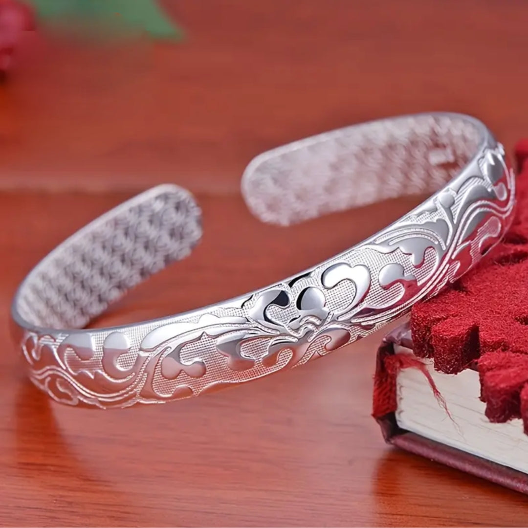 Open Silver Bracelet