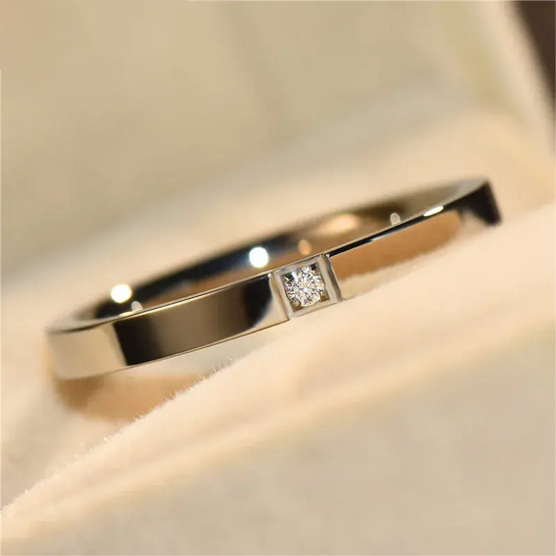 Fine Inlaid Zirconia Ring