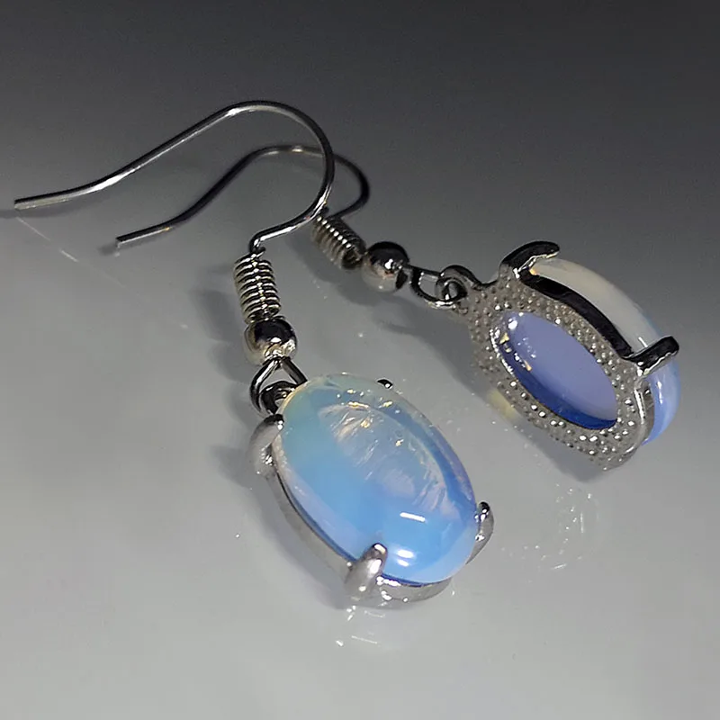 Blue Moon Crystal Earrings
