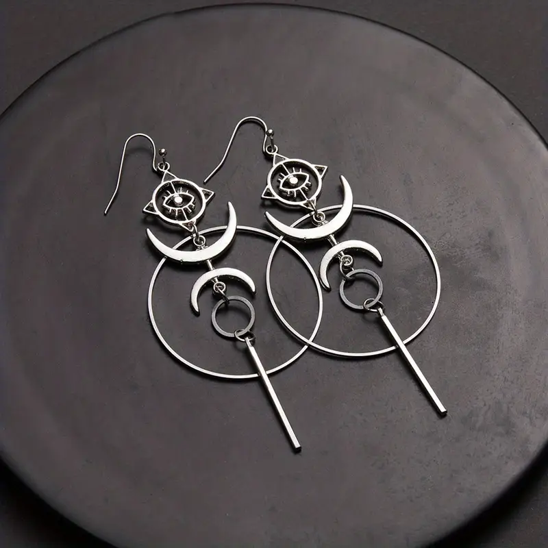 Silver Dangling Earrings
