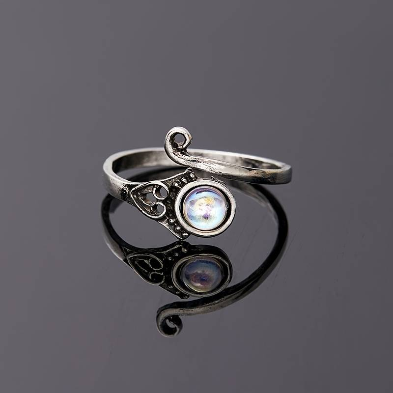 Moon Bright Crystal Ring