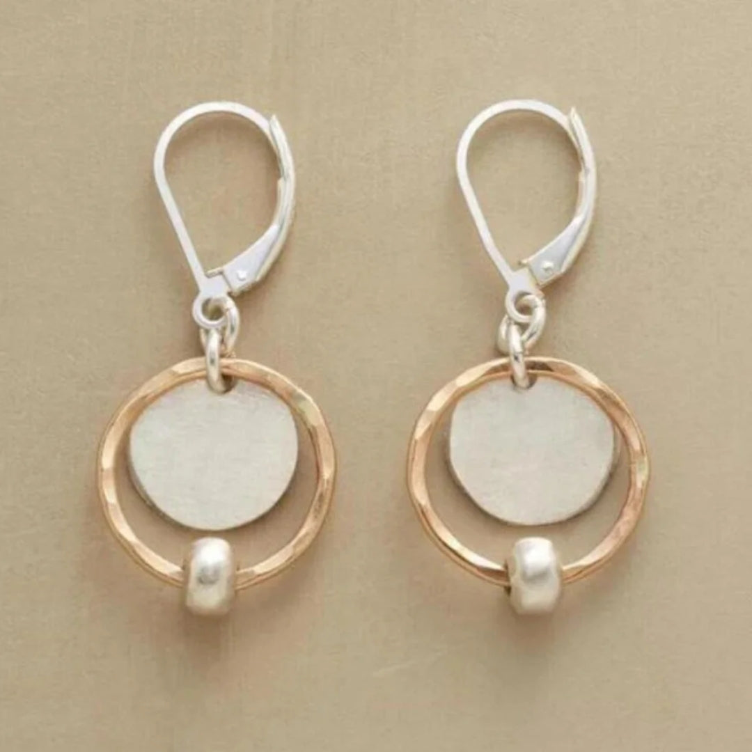 Aretes en Oro y Plata Vintage