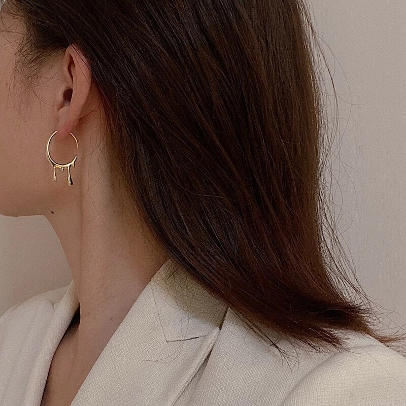 Aretes de Lujo en Oro y Plata