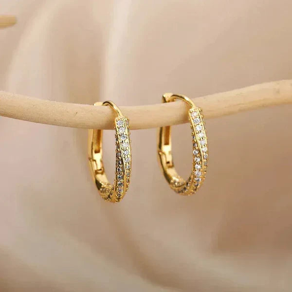 1+1 Offer: Golden Prifddinas Ring + Irregular Minimalist Shiny Gold Earrings
