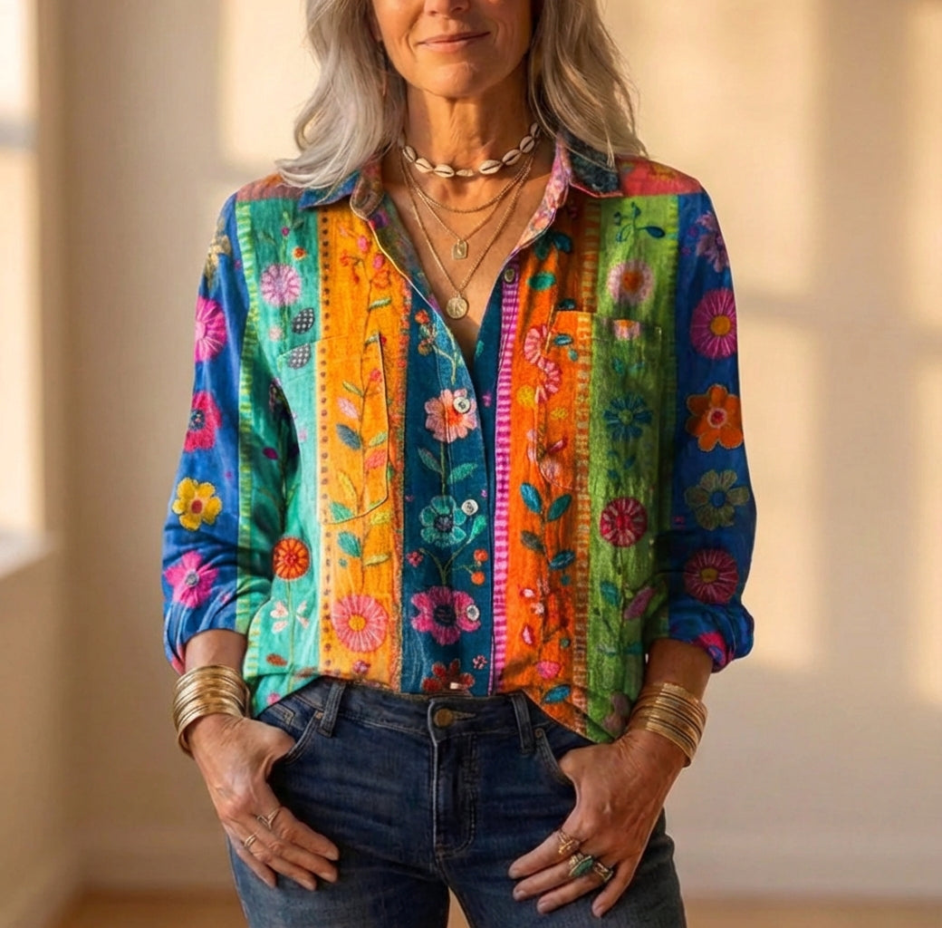 Timeless Vintage Style Blouse