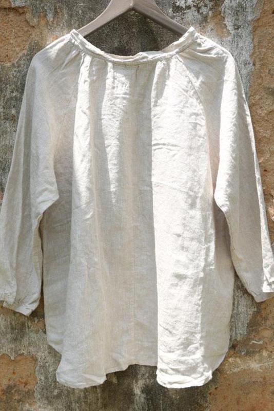 Limited Stock- Embroidery Long Sleeves Autumn Loose T-shirt