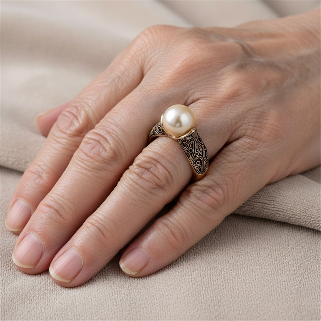 Pearl Golden Ring