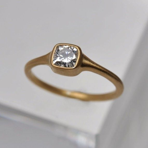 Glass Square Ring