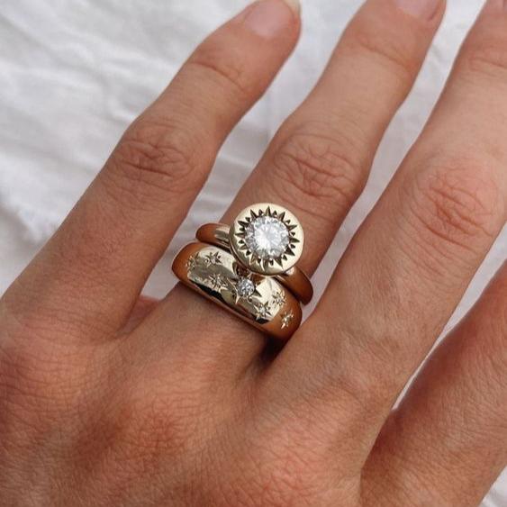 Bright Star Ring Set