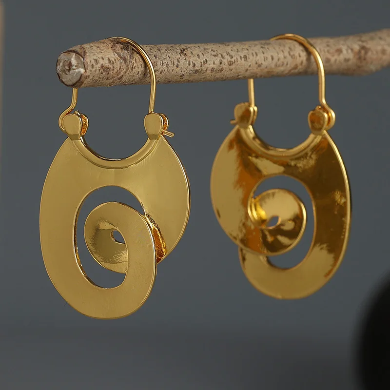 Irregular Golden Earrings