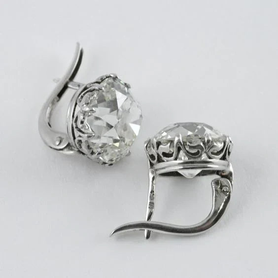 Luxe Silver Zirconia Earrings
