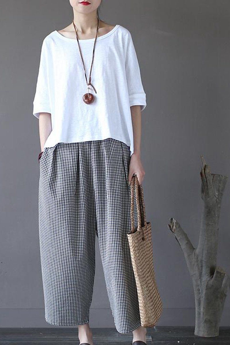White Summer Sweet Loose T-shirt Tops