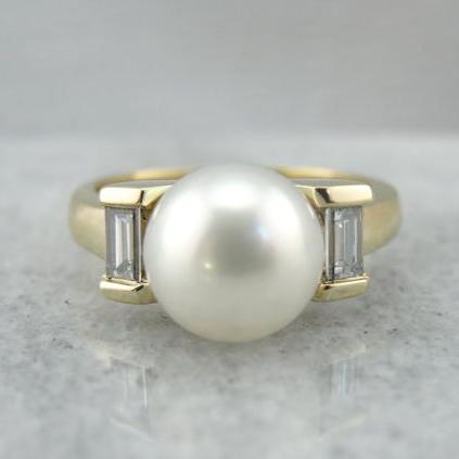 Pearl Zirconia Ring