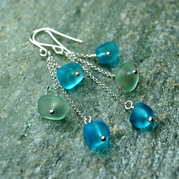 Blue Stone Earrings