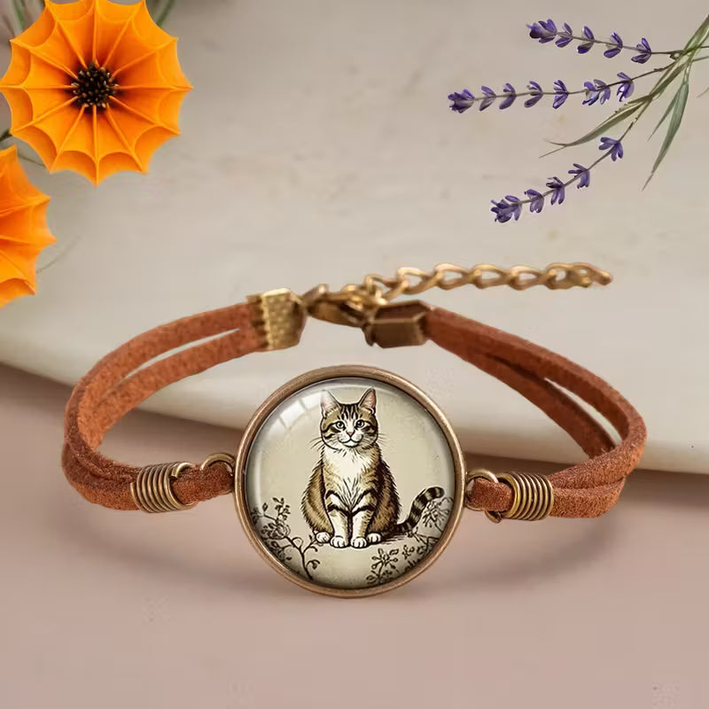 Feline Portrait Heirloom Bracelet