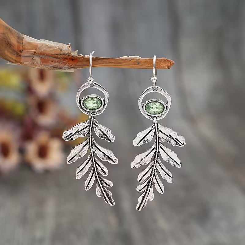 Willow Light Leaf Drop Earrings