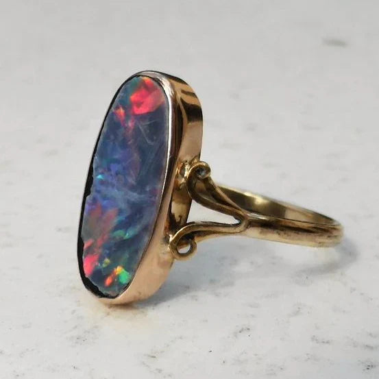 Colorful Opal Ring
