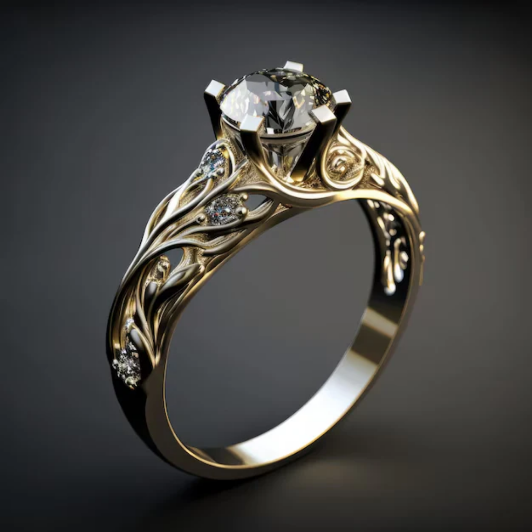 Exotic Zirconia Ring