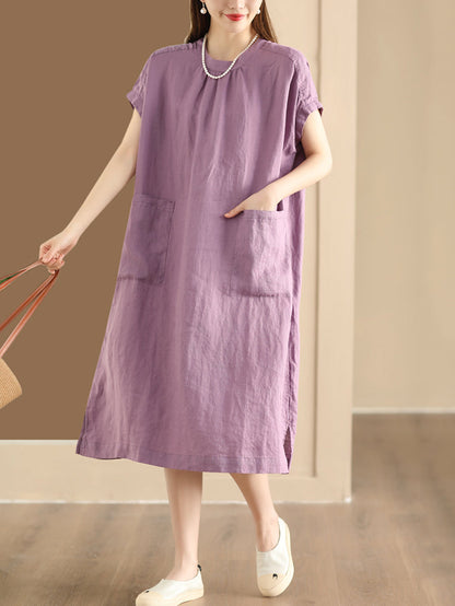 Summer Cotton Linen Dress