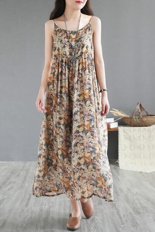 Summer Beach Sleeveless Pinafore Dress