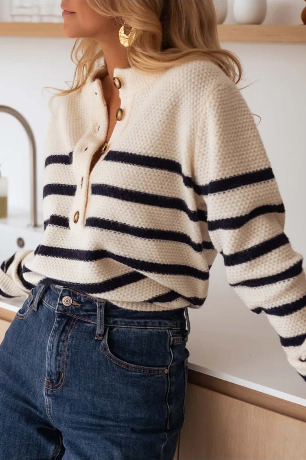 Gracefully Designed Pullover