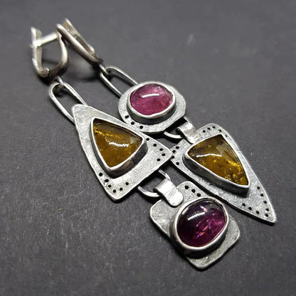 Triangular Geometric Earrings