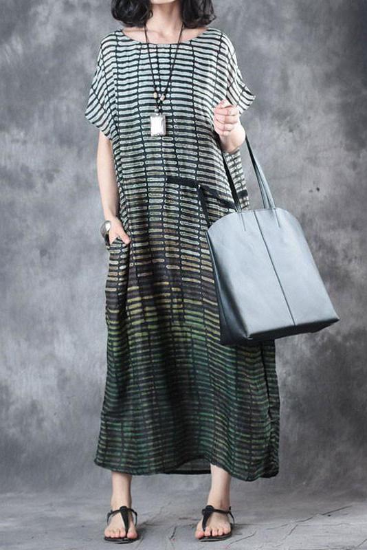 Limited Stock- Loose Striped Short Sleeve Dress