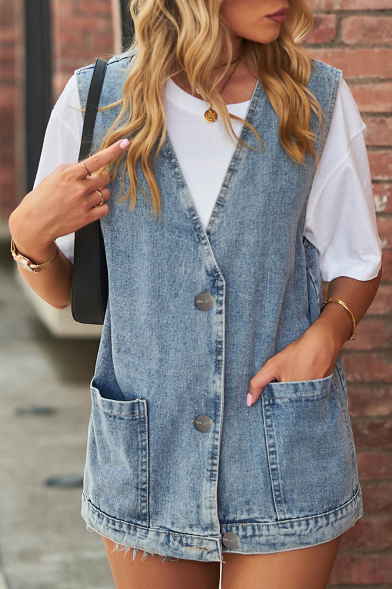 Button-down Denim Jacket