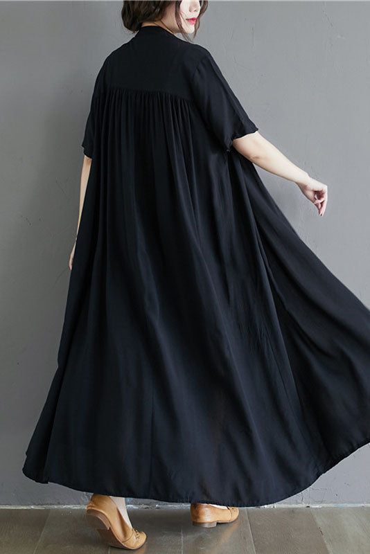 -summer Shirt Color Dress