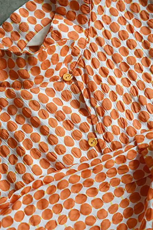 100% Cotton Spring Dots Shirt