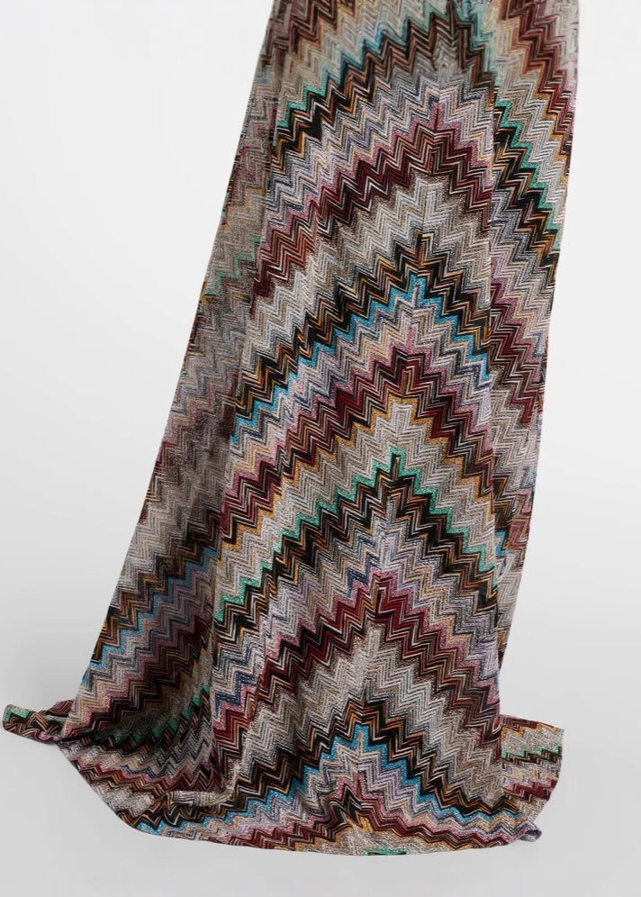European and American Style Halter Backless Striped Knit Long Dresses Sleeveless