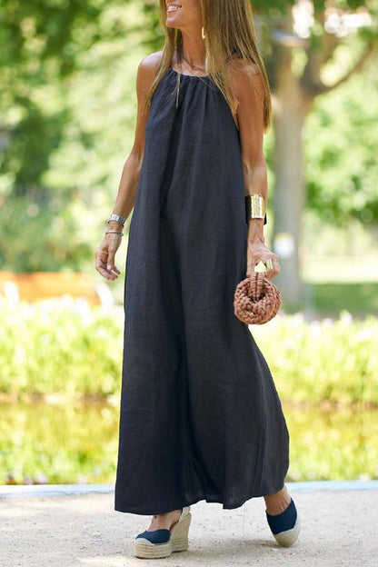 College Make Old Halter Straight Dresses