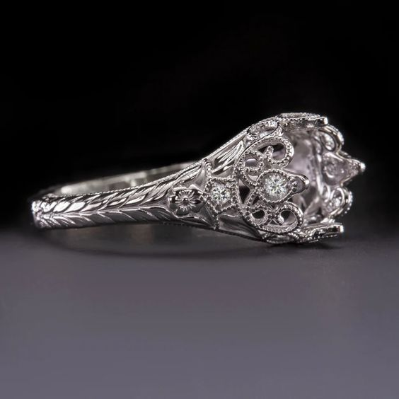 Silver Glass Ring