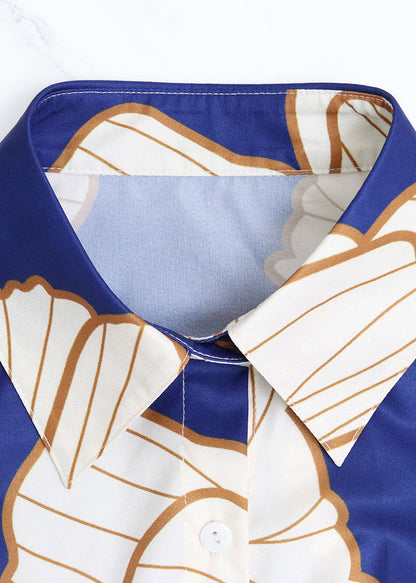 Organic Peter Pan Collar Asymmetrical Design Patchwork Cotton Dress Summer