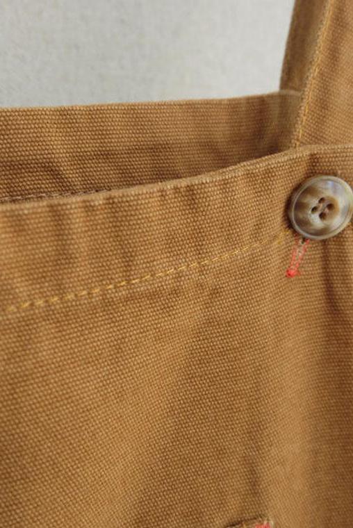 Leisure Cotton Jumpsuits Comfortable Dungarees Wide Leg Pants Overalls With Pockets
