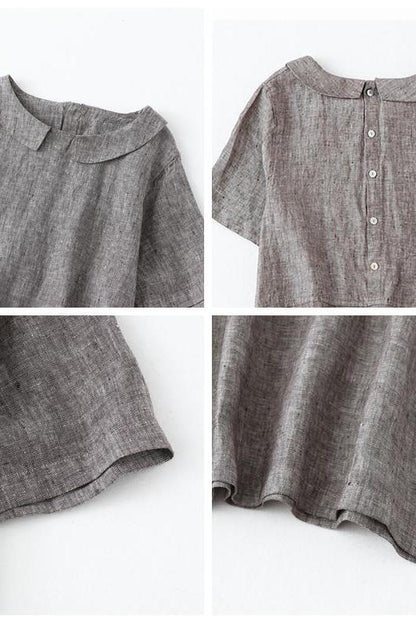 Organic Loose Linen Dress