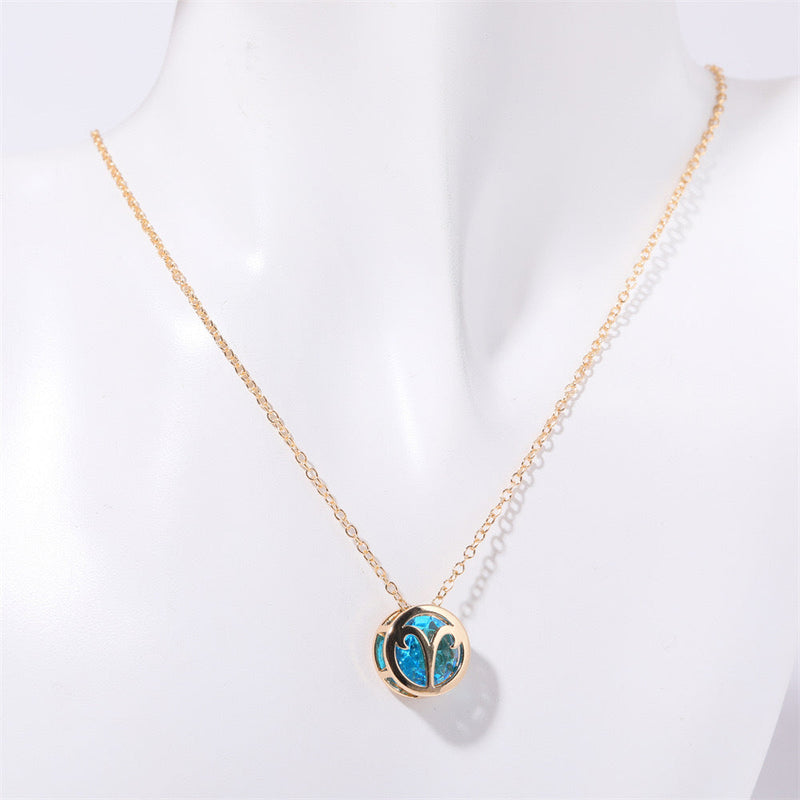 Double-sided Zodiac Necklace