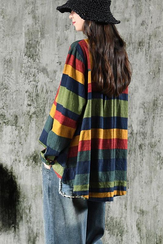 Limited Stock- Striped Long Sleeve 100%cotton Shirt
