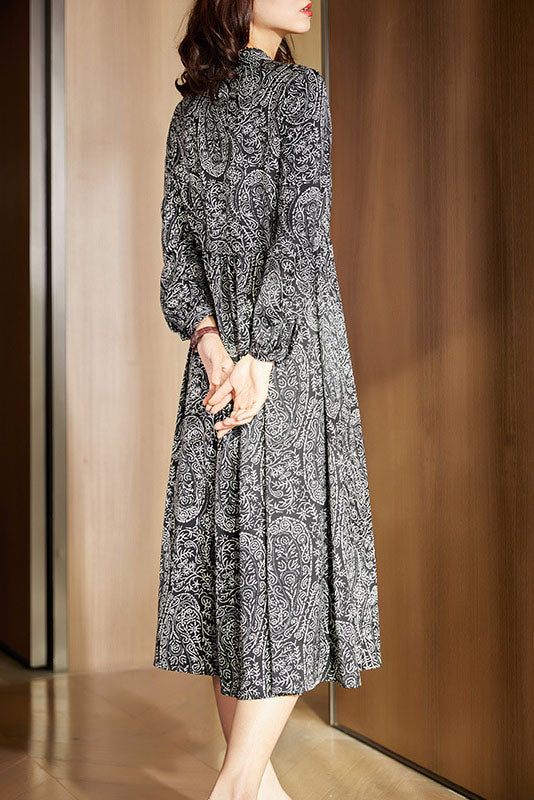 -retro Simple Chiffon Dress